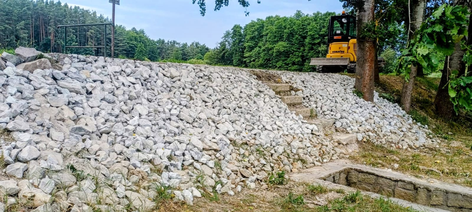 Zemní práce a terénní úpravy pro obce - jižní Čechy